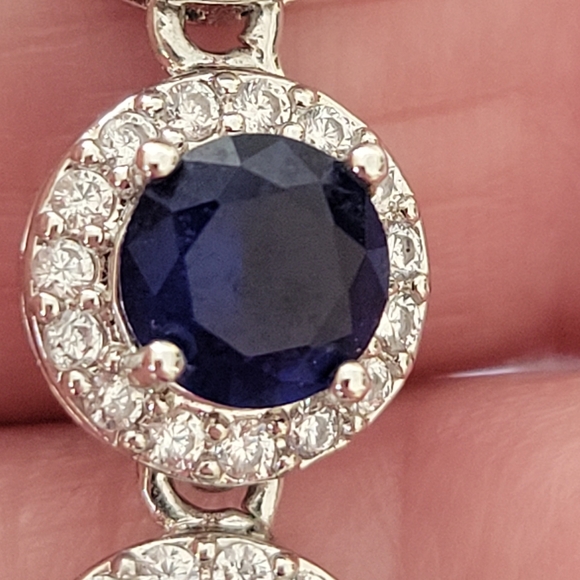 Vintage Beautiful Jewelry Set Necklace Is 18" Bracelet 7" - Picture 15 of 15